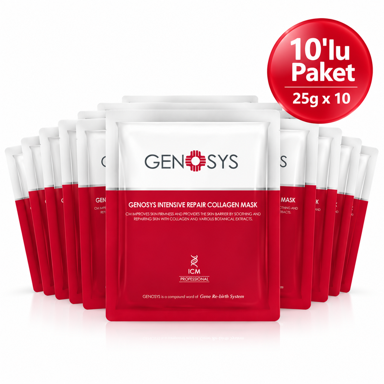 Genosys Intensive Repair Collagen Mask 10'lu Paket (25 g x 10)